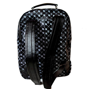 Black Leather Backpack
